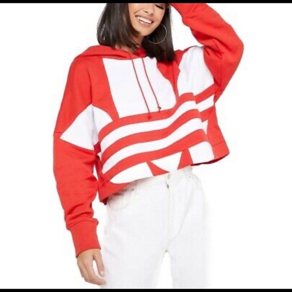 big adidas logo hoodie